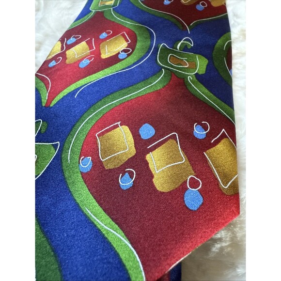 J. Garcia Crème De Menthe Hangover Collection 38 Silk Tie - Picture 2 of 4